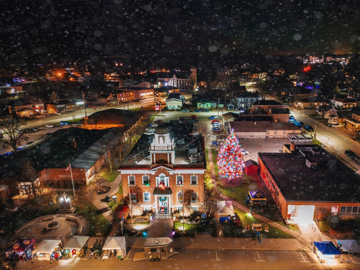 Aerial view of Strathroy