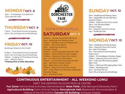 Dorchester Fair Program