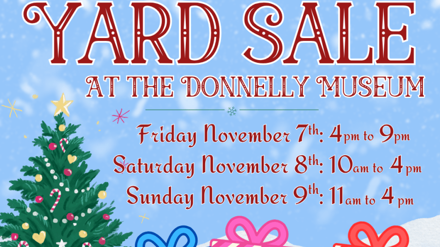 Christmas Yard Sale at the Donnelly Museum 