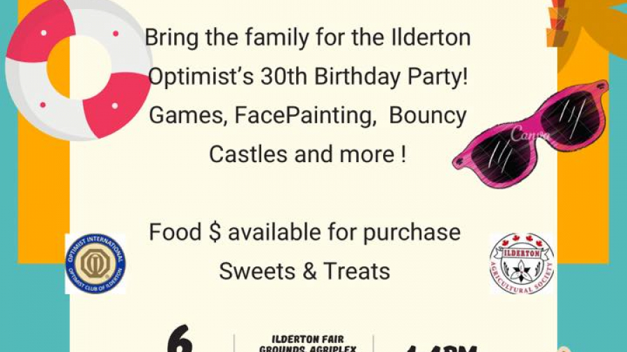 ilderton summer social poster