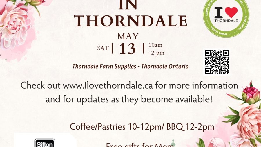 Thorndale Mother's Day Event Logo