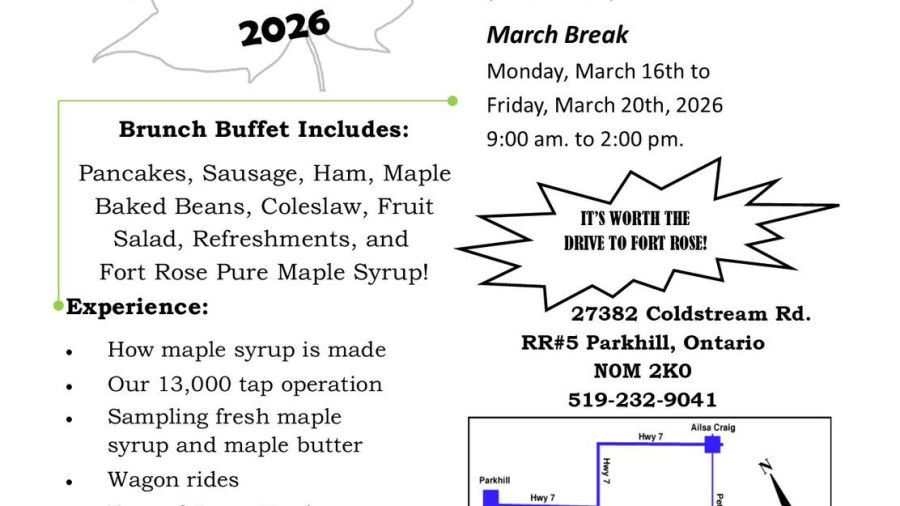 Fort Rose Maple Company 34th Annual Pancake Brunch 
