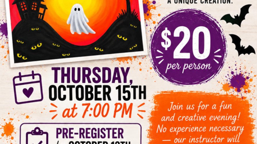 Halloween Themed Paint Night