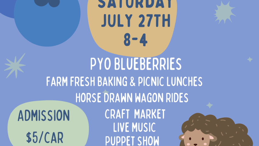Blueberry Festival Poster