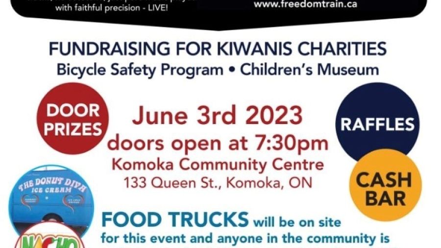 Poster for Freedom Train Concert