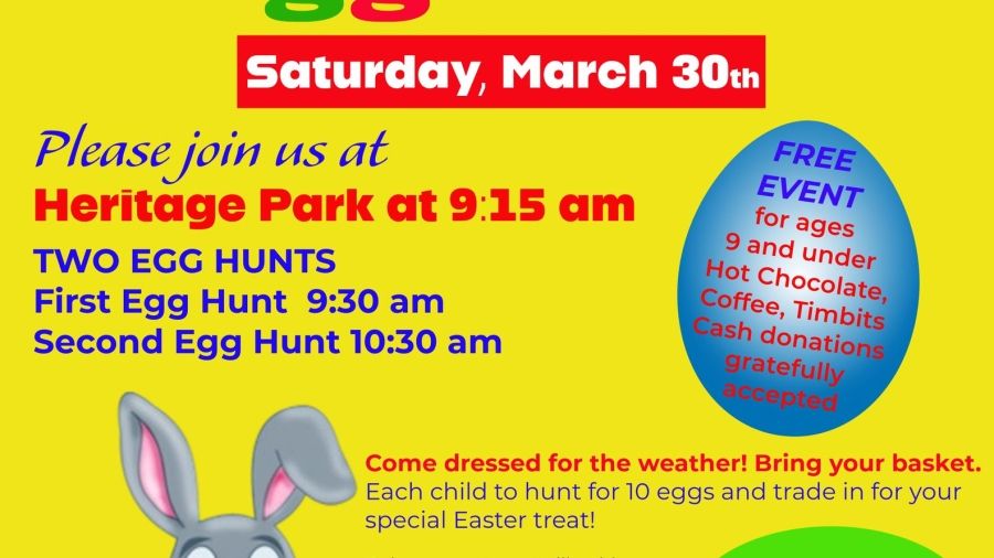 The annual Ilderton Optimist Easter Egg Hunt comes to Heritage Park March 30