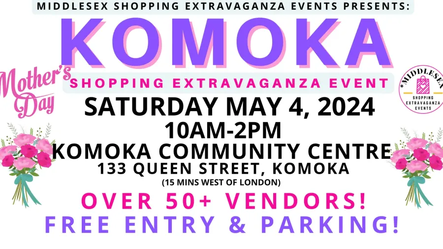 Komoka Mother's Day Shopping Extravaganza, Mother's Day, Shopping, 