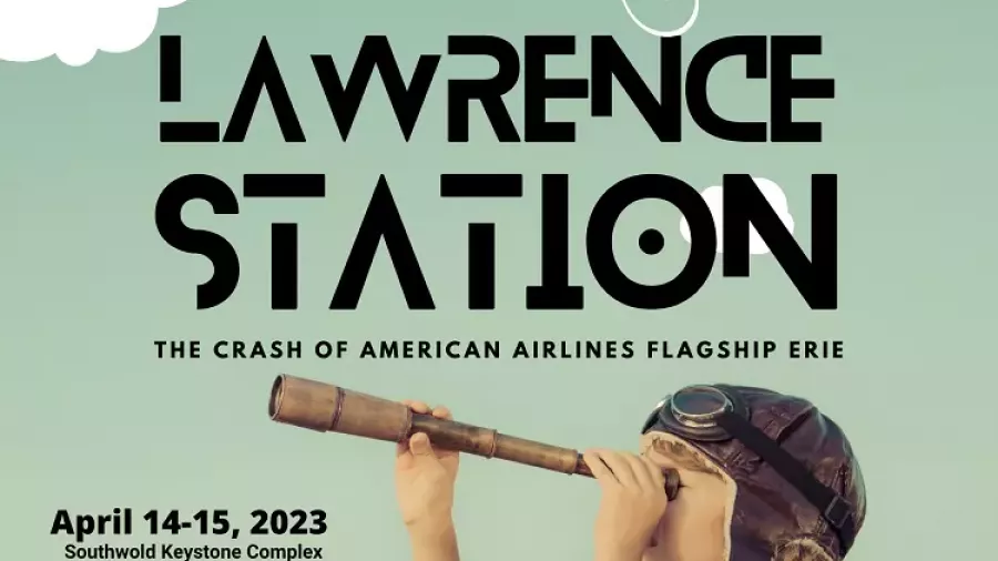 Teaser Poster for Lawrence Station Play taking place in April 2023