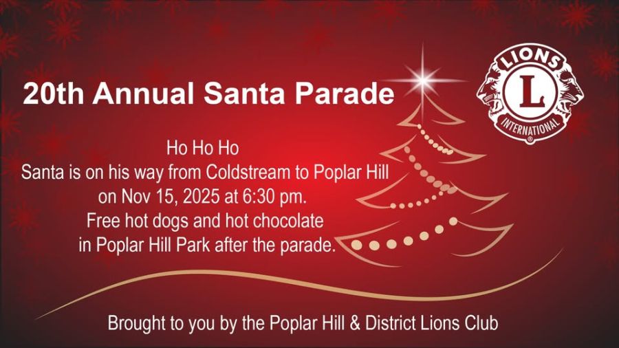 Poplar Hill Santa Parade