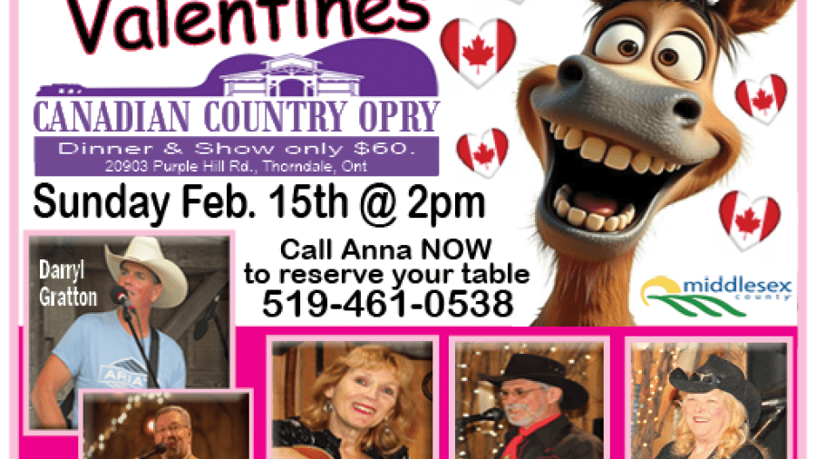 Valentines Dinner and Country Music Show