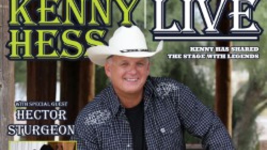 Promotional poster for the Canadian Country Opry Show on Sunday, June 21, 2026, at Purple Hill Country Opry in Thorndale, Ontario, featuring award-winning musician Kenny Hess with special guest Hector Sturgeon, along with ticket pricing and dinner package details.