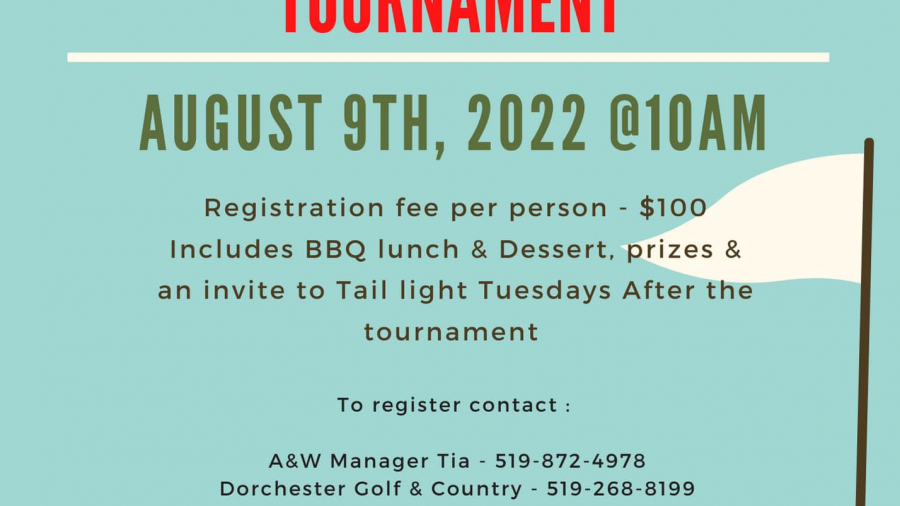 dcc MS golf tournament poster 
