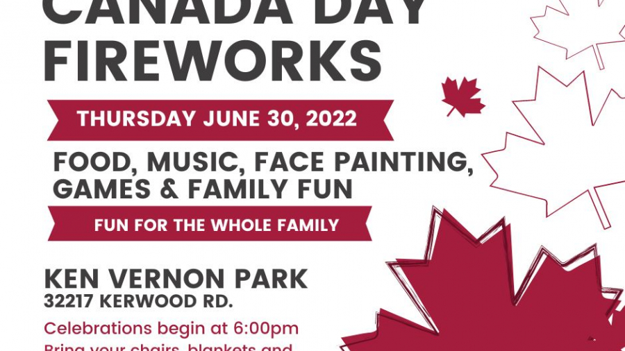 fireworks poster for north middlesex 
