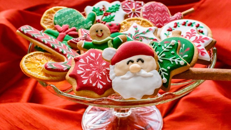 santa cookies