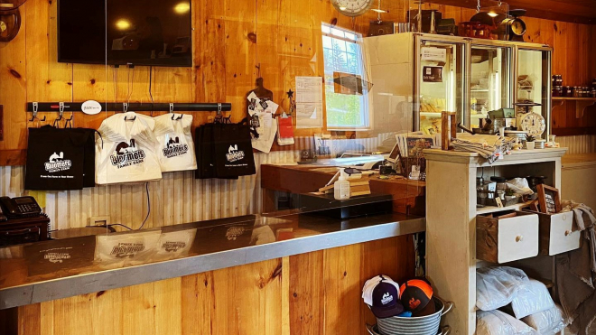 Interior of Bloomers Family Farm 