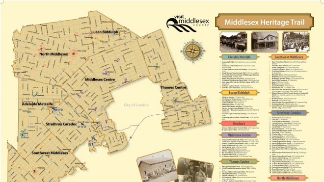 Middlesex Heritage Trail Map 