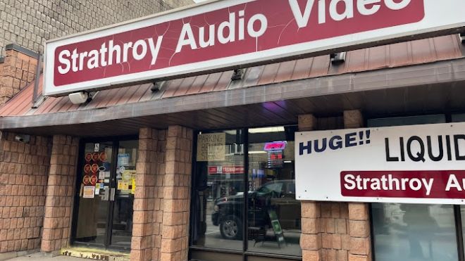 Storefront of Strathroy Audio Video location