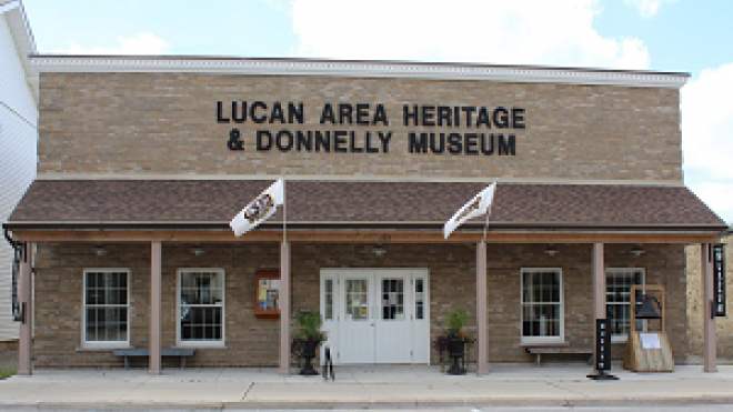lucan area heritage museum storefront 