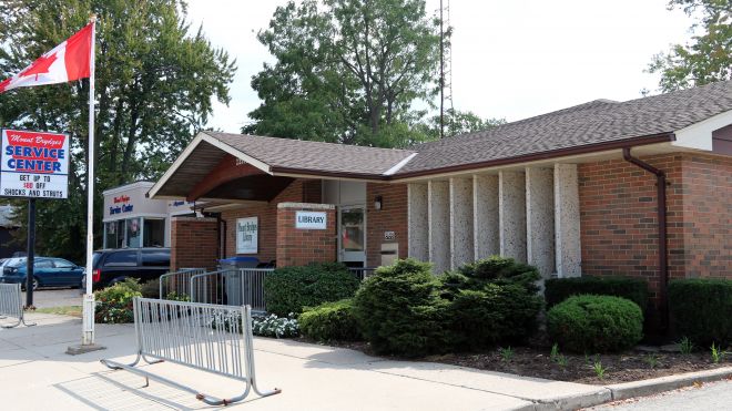 Mount Brydges Library exterior 