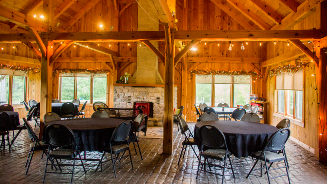 The harvest Table interior 