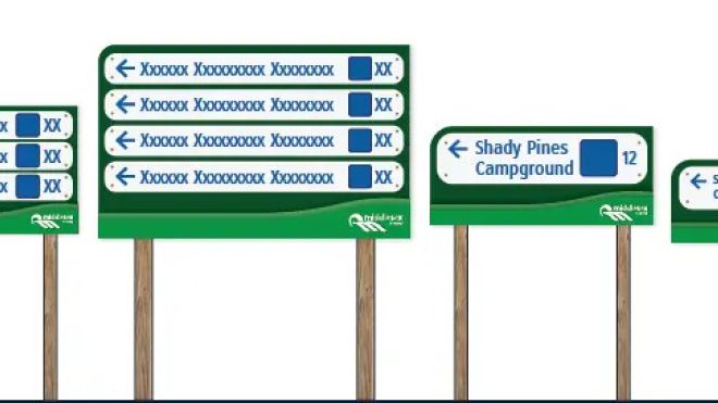 Tourism signs 