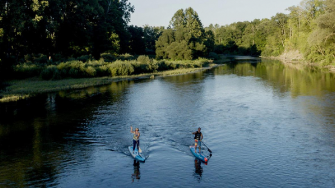 paddle board