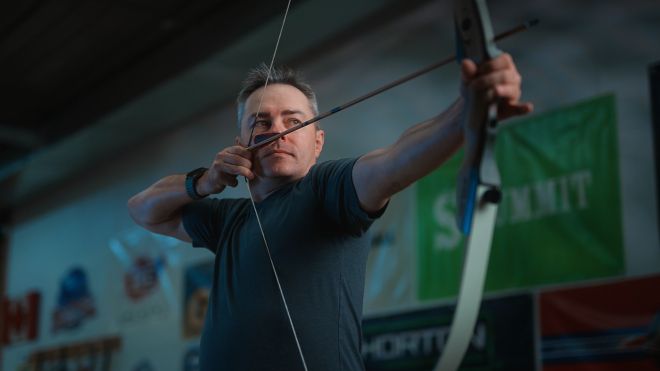 Man with a bow and arrow 