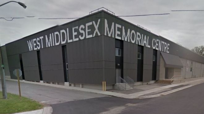 a wide shot of the corner of middlesex memorial centre