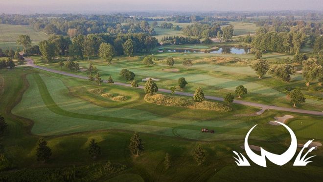 aerial shot of west haven golf