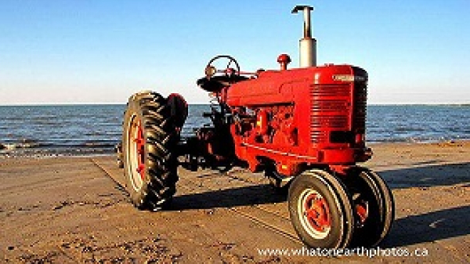 red tractor