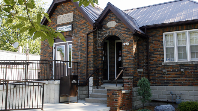 Newbury Public Library exterior 