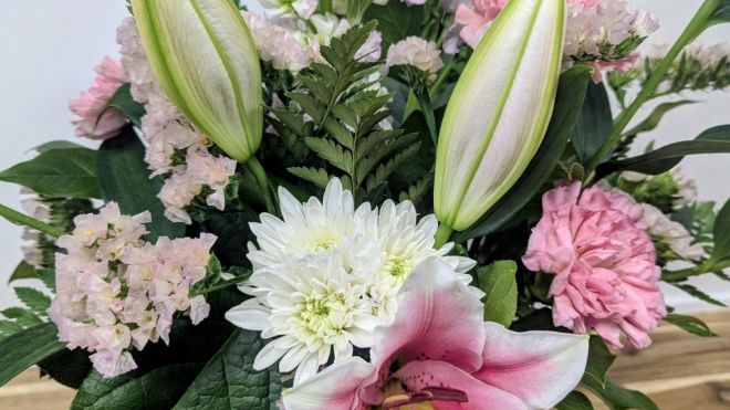 Flowers on a table 