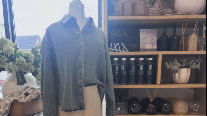 Shirt on mannequin
