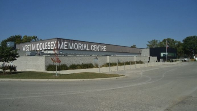 west middlesex arena from the outside