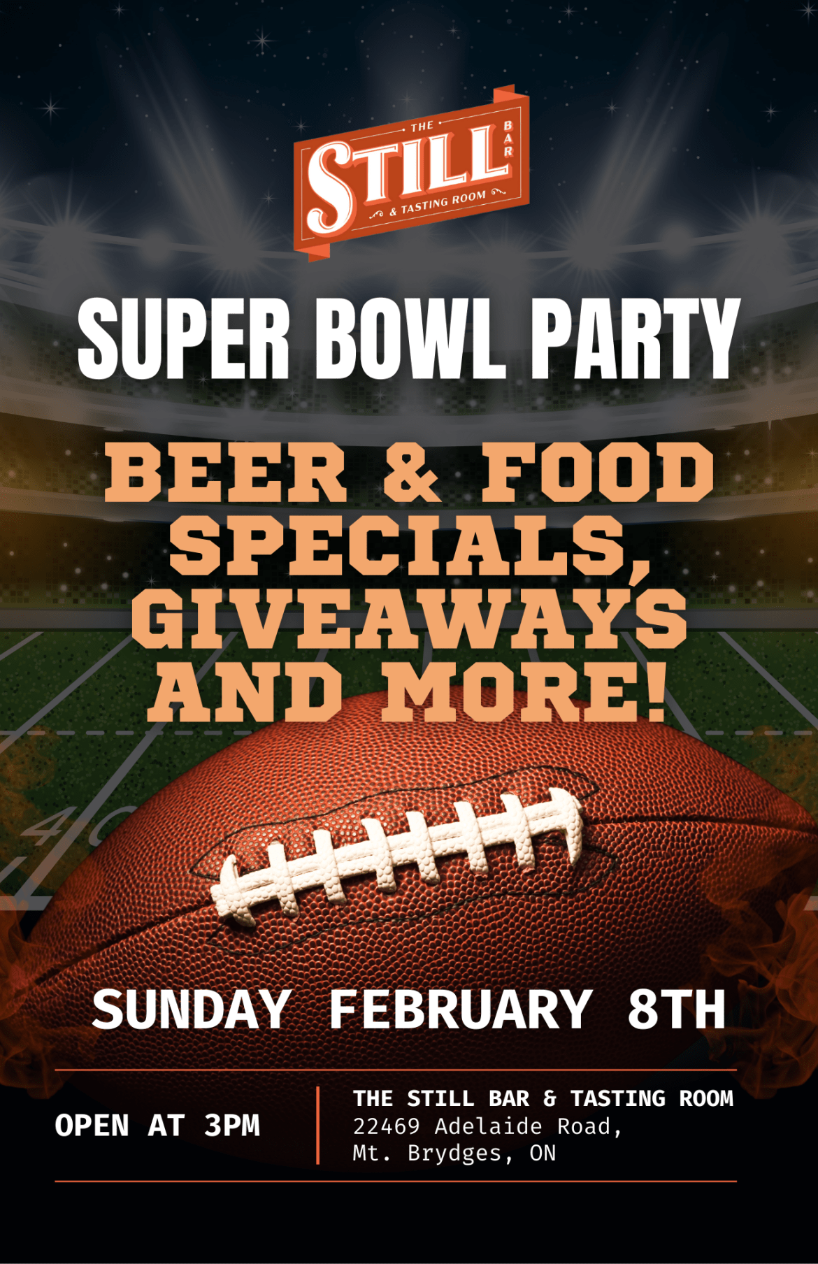 Super bowl watch party 