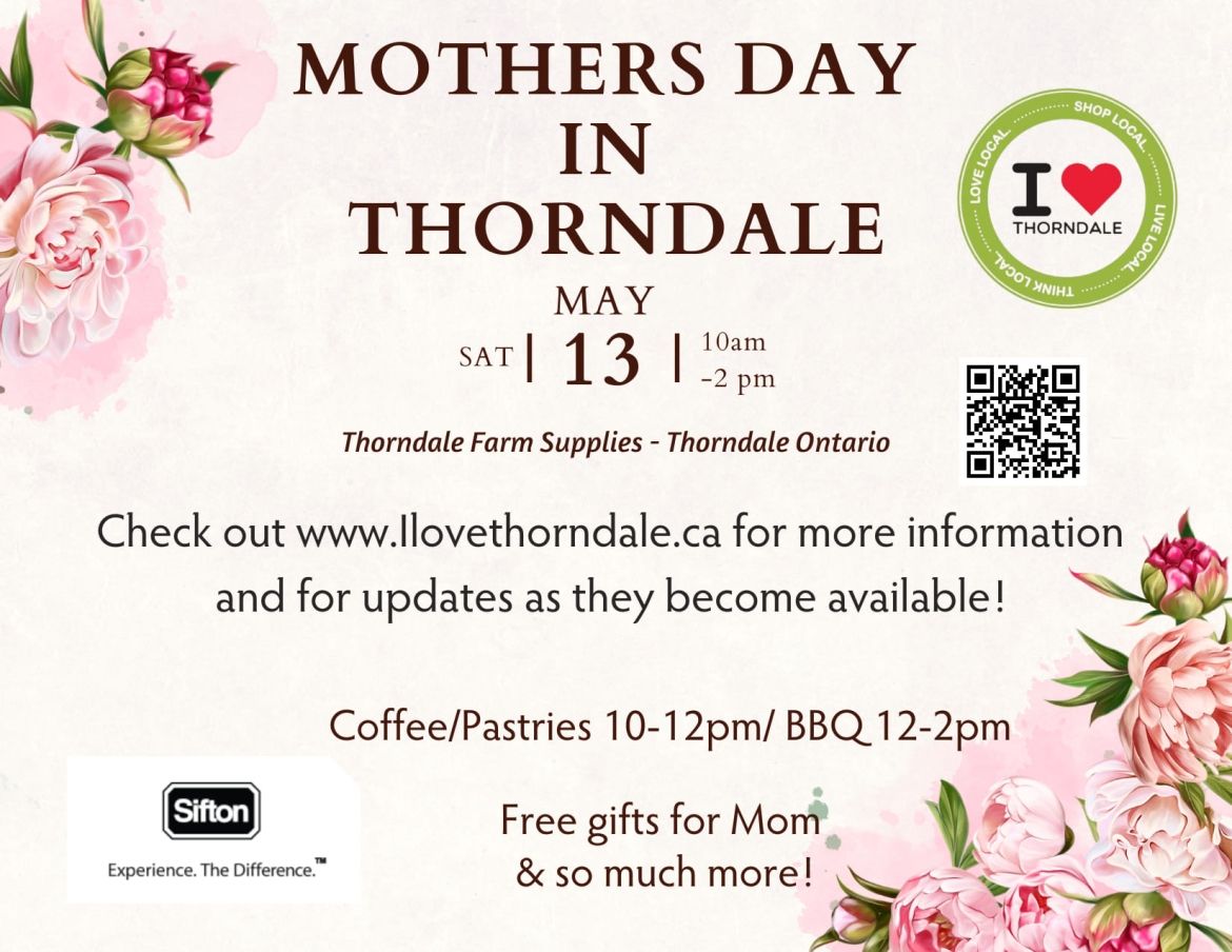 Thorndale Mother's Day Event Logo
