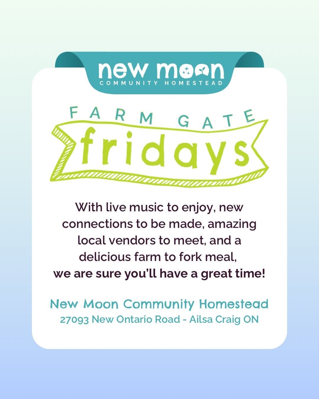 Farm gate friday 