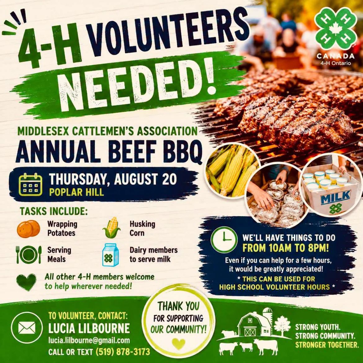 67th Annual Middlesex Cattlemen's Beef BBQ