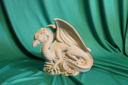 dragon made of ceramic