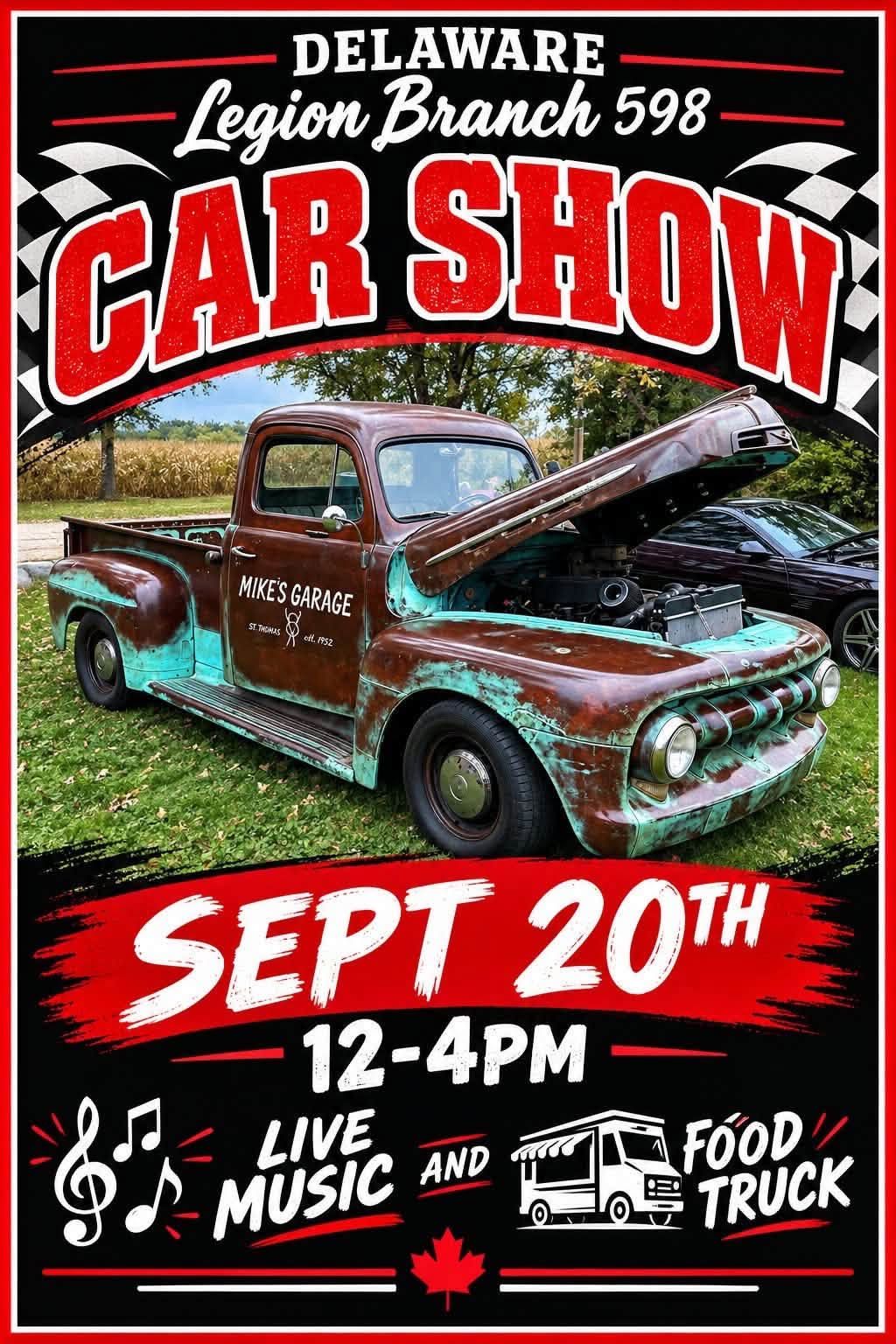 Annual Car Show – Delaware Legion Branch 598
