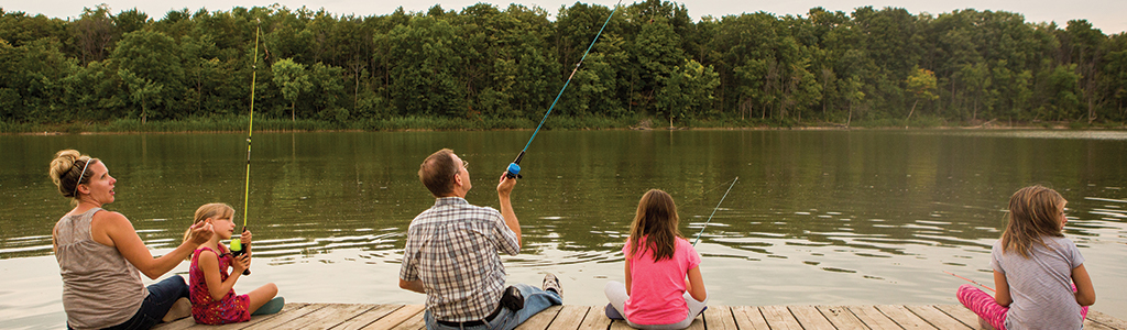 family fishing