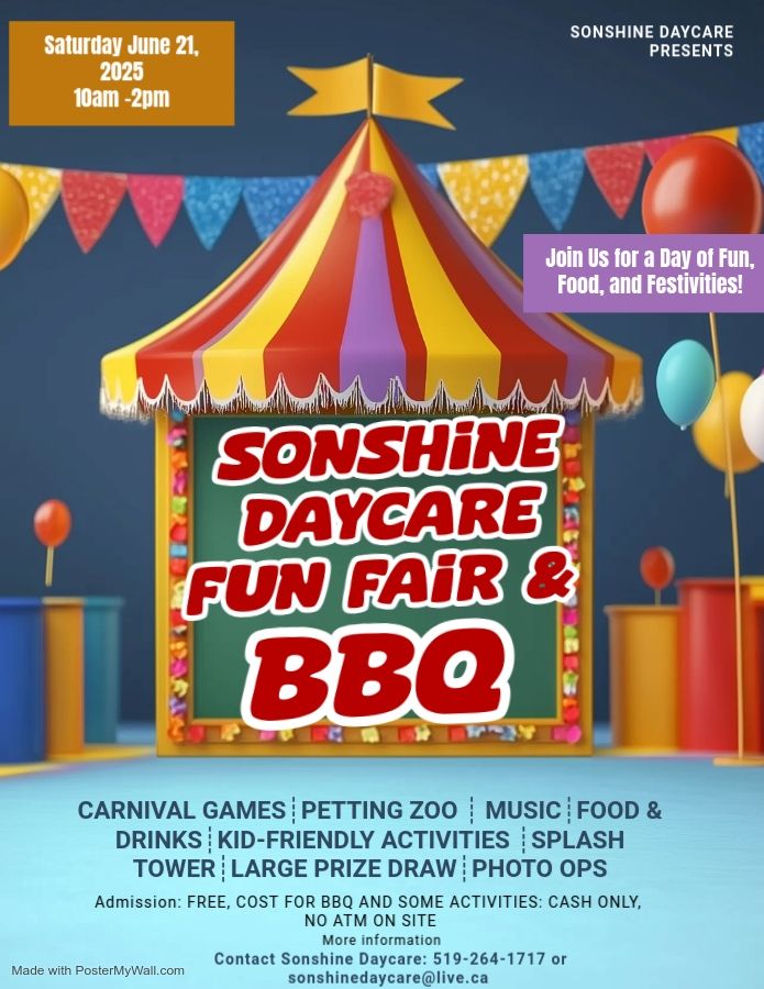 Sonshine Daycare Fun Fair & BBQ