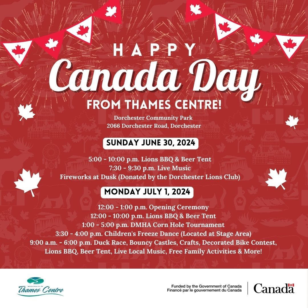 Canada Day event at Thames Centre Canada Day event at Thames Centre
