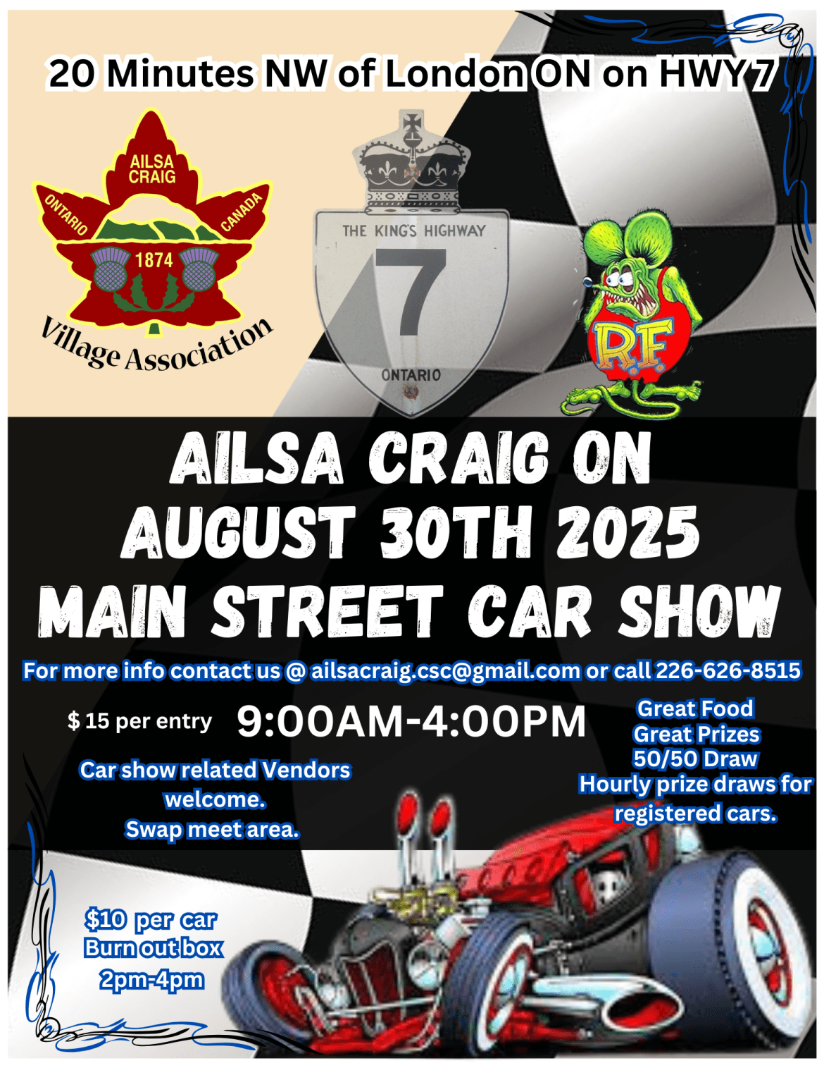Ailsa Craig Annual Main Street Car Show
