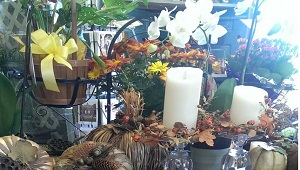 a variety of floral temptations merchandise
