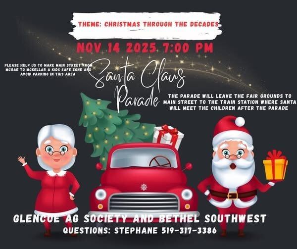 Glencoe Santa Parade Image