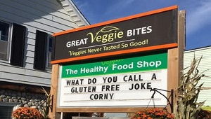 veggie bites sign