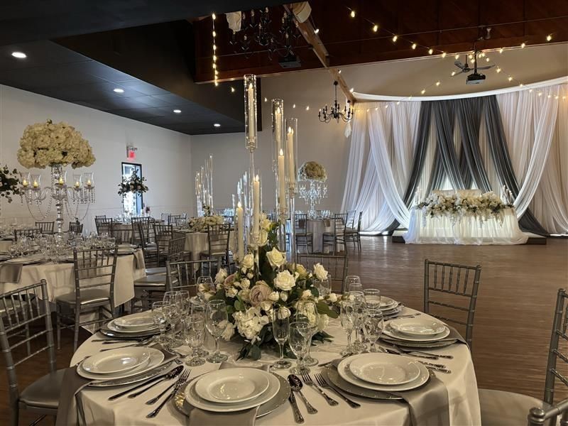 Elaborate venue set up