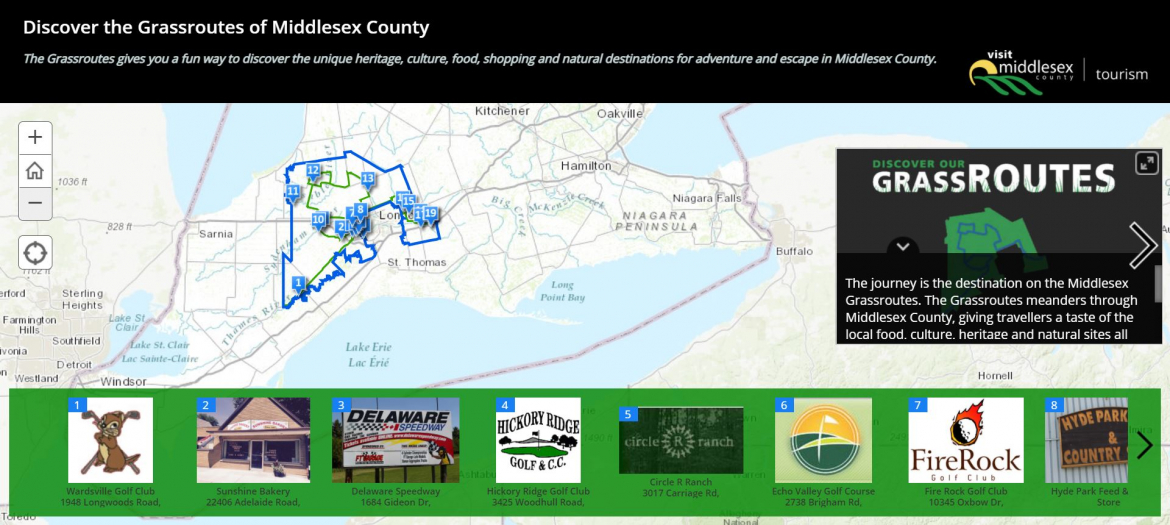 Interactive Grassroutes Trail Map 