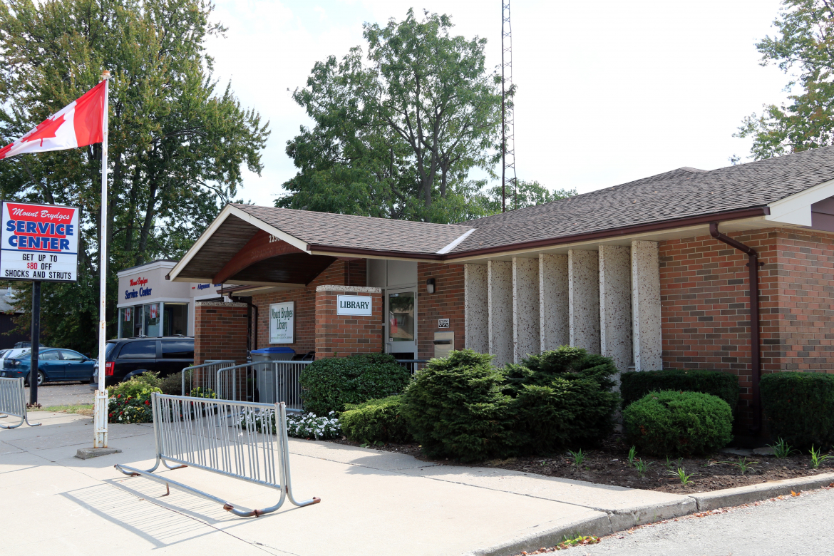 Mount Brydges Library exterior 